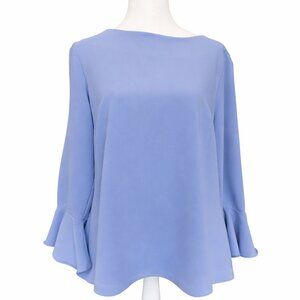 Sail to Sable Periwinkle Bell Sleeve Blouse - NWOT - Size Large